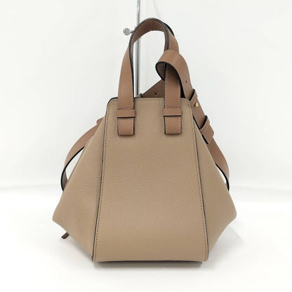 Loewe 2-Way Shoulder Bag Hammock Compact Gray Necklace Sand — view 2