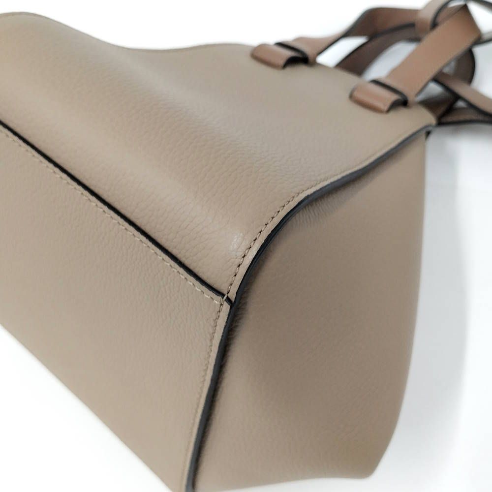 Loewe 2-Way Shoulder Bag Hammock Compact Gray Necklace Sand — view 3