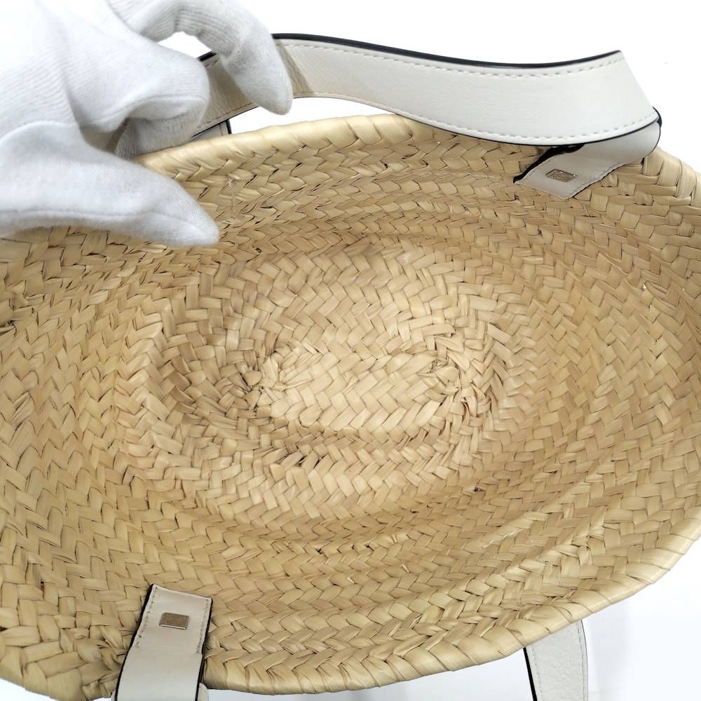 Loewe Basket Bag Small Straw Anagram — view 8