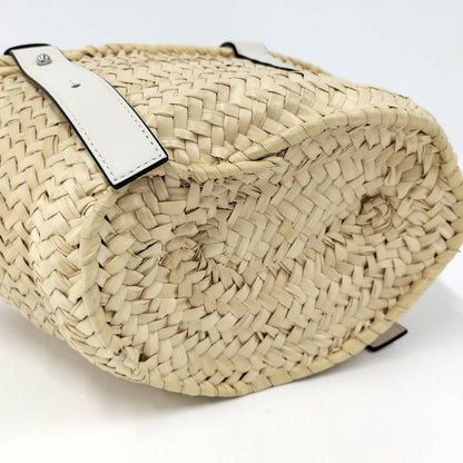 Loewe Basket Bag Small Straw Anagram — view 5