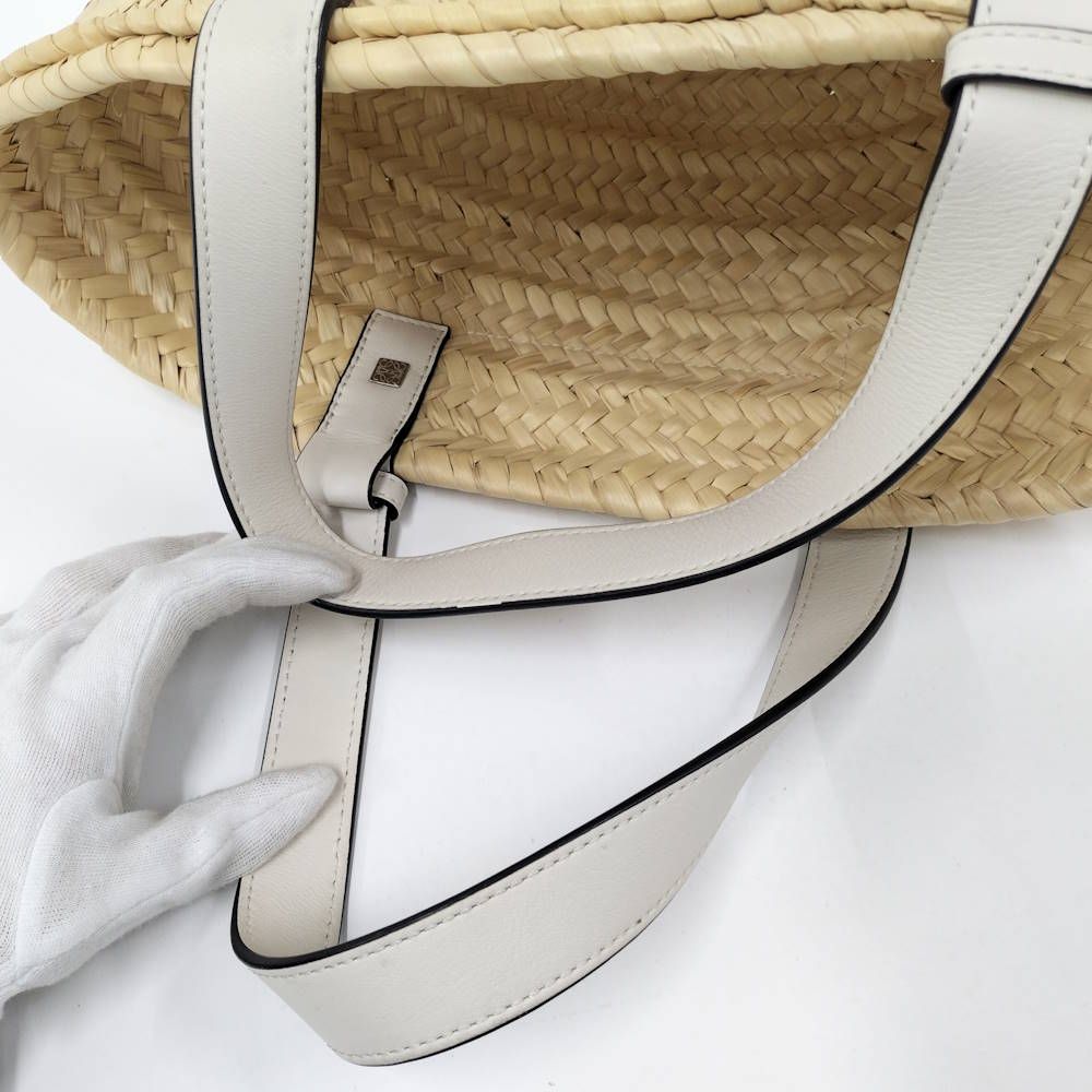 Loewe Basket Bag Small Straw Anagram — view 6