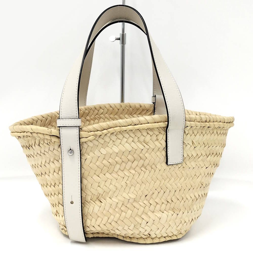 Loewe Basket Bag Small Straw Anagram — view 2