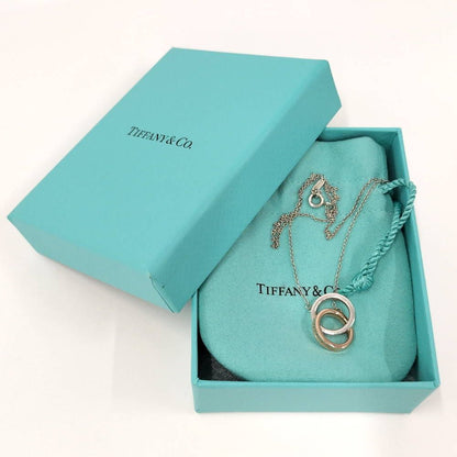 Tiffany & Co Interlocking Circle Necklace Silver Gold Rubedo — view 8