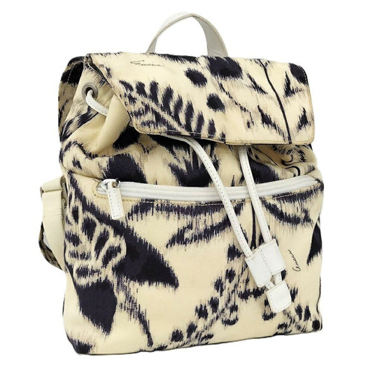 Gucci Backpack Nylon Ivory Navy 003