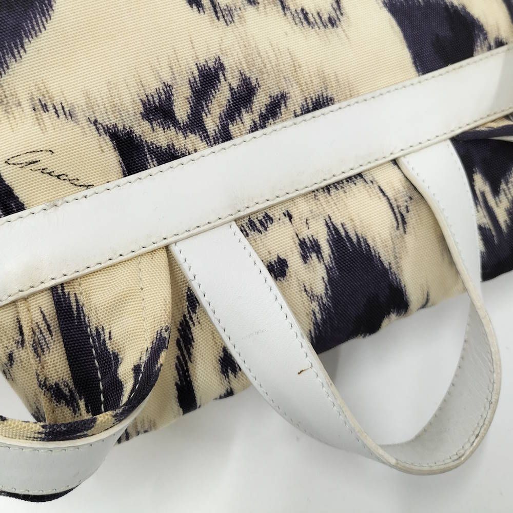 Gucci Backpack Nylon Ivory Navy 003 — view 6