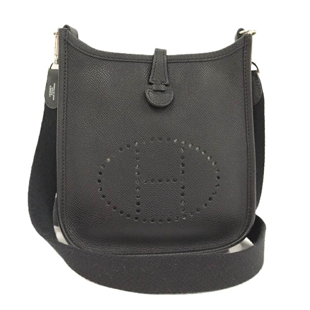 Hermes Evelyne TPM Amazon 16 Shoulder Bag Taurillon Clemence Black