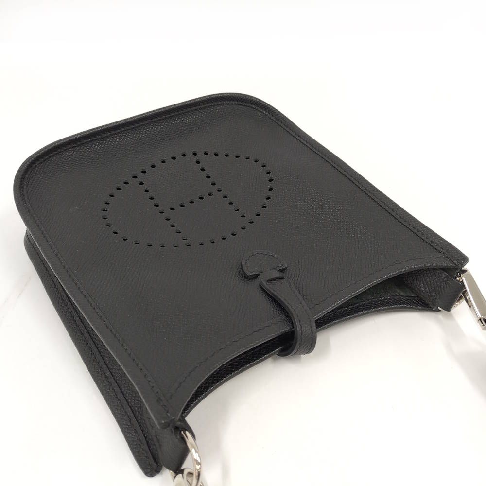 Hermes Evelyne TPM Amazon 16 Shoulder Bag Taurillon Clemence Black — view 7