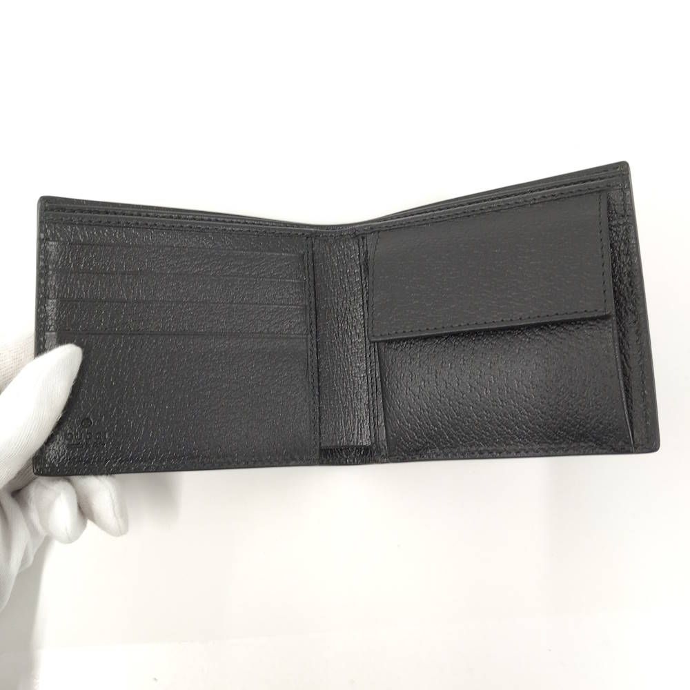 Gucci Bifold Wallet GG Marmont Leather Black — view 2
