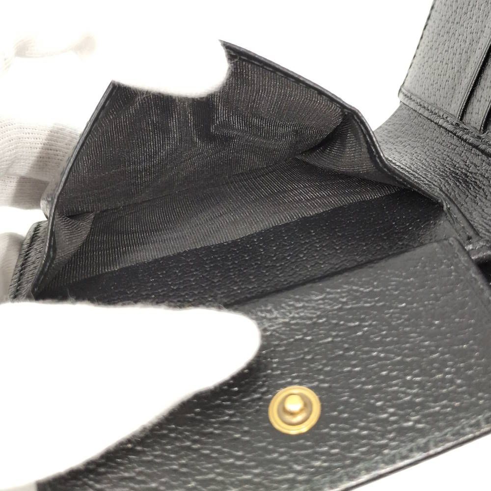 Gucci Bifold Wallet GG Marmont Leather Black — view 9