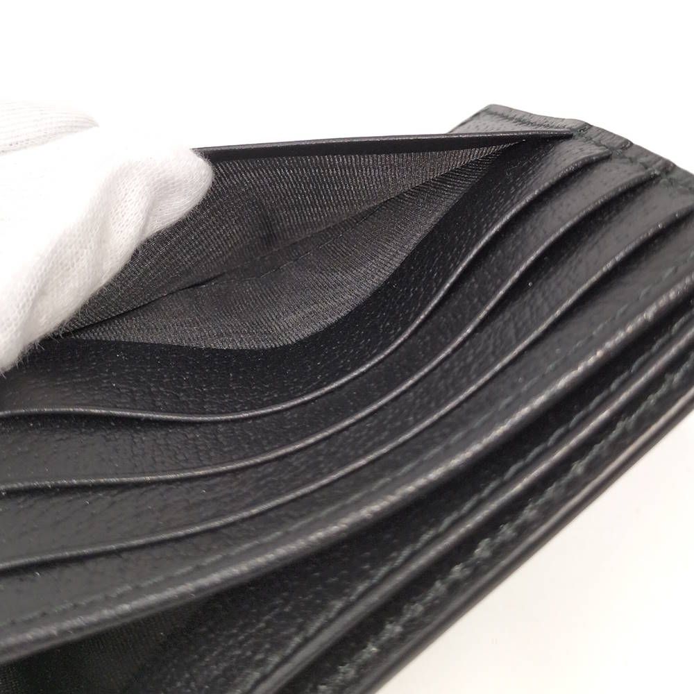Gucci Bifold Wallet GG Marmont Leather Black — view 6