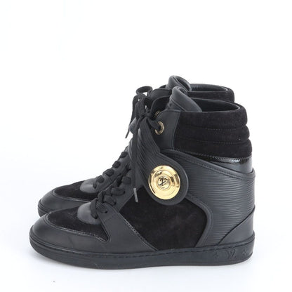 Louis Vuitton Epi Postmark Line Leather Sneakers High Cut Lace Up Shoes — view 3