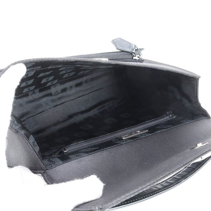 Saint Laurent Yves YSL Leather Handbag Black Rem — view 7