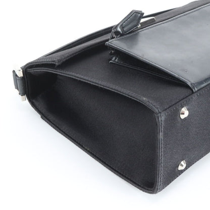 Saint Laurent Yves YSL Leather Handbag Black Rem — view 6