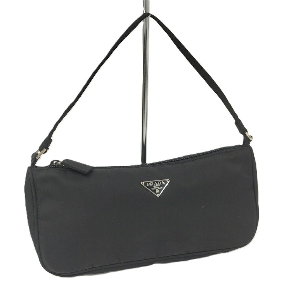 Prada Pochette Nylon Black Shoulder Bag