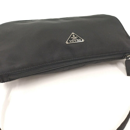 Prada Pochette Nylon Black Shoulder Bag — view 6