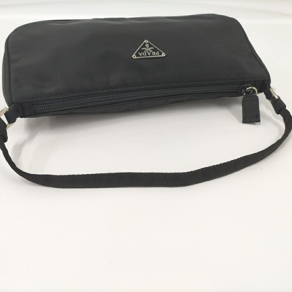 Prada Pochette Nylon Black Shoulder Bag — view 7