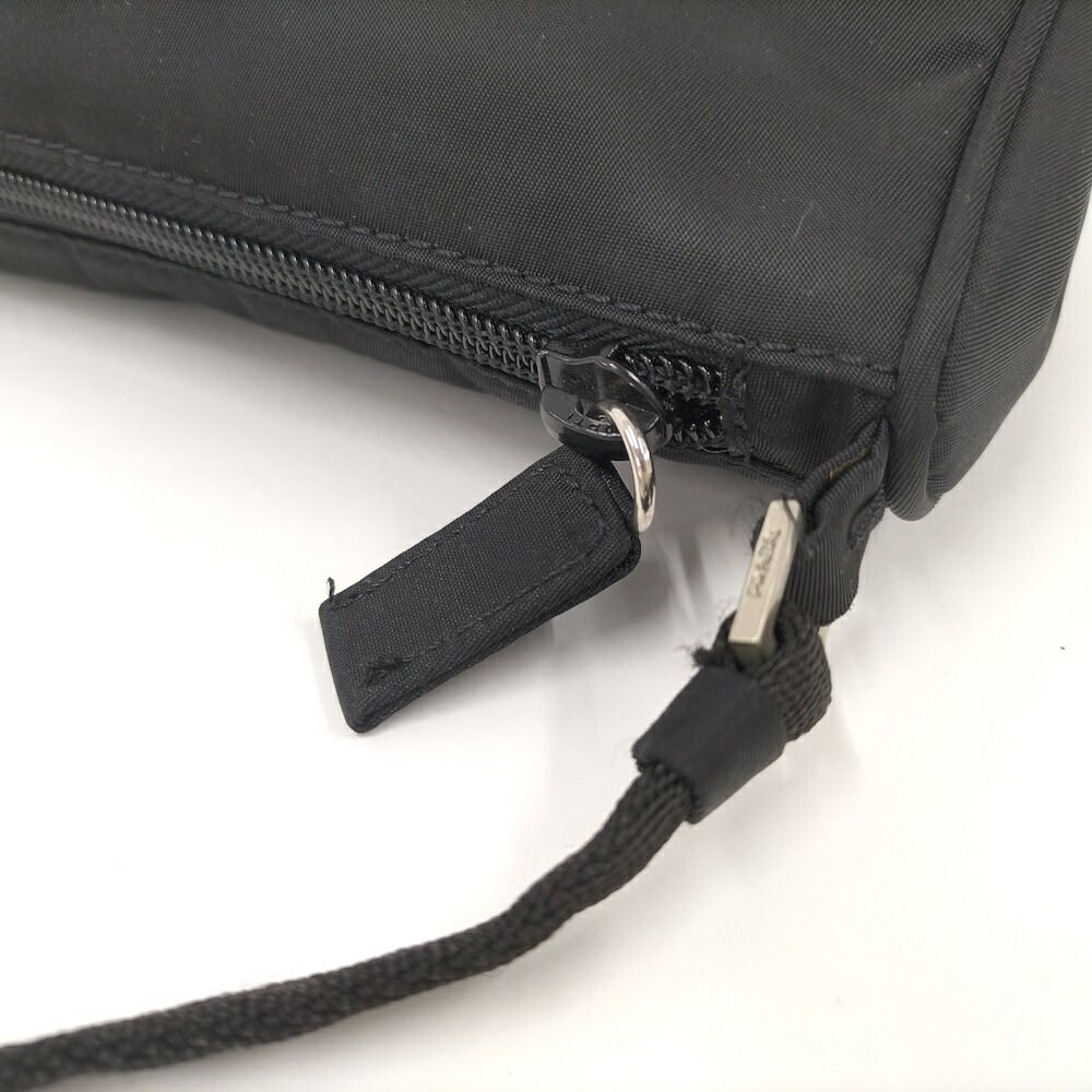 Prada Pochette Nylon Black Shoulder Bag — view 5