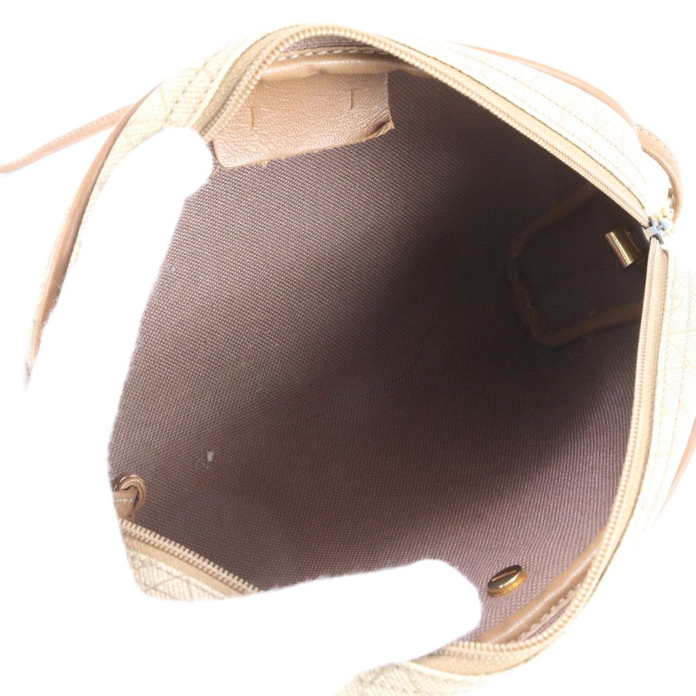 Dior Vintage Honeycomb Pattern Leather Shoulder Bag Crossbody Rem — view 7