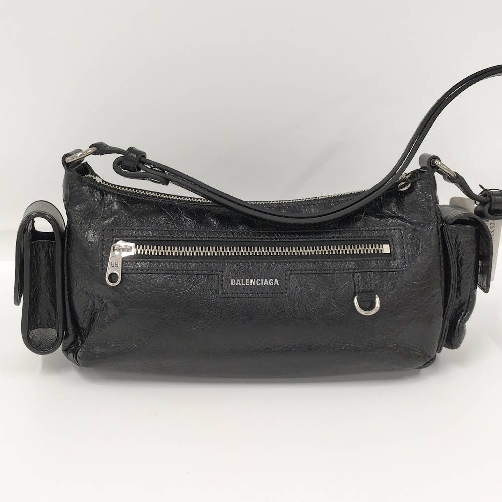 Balenciaga Super Busy Mini Crossbody Leather Black — view 2