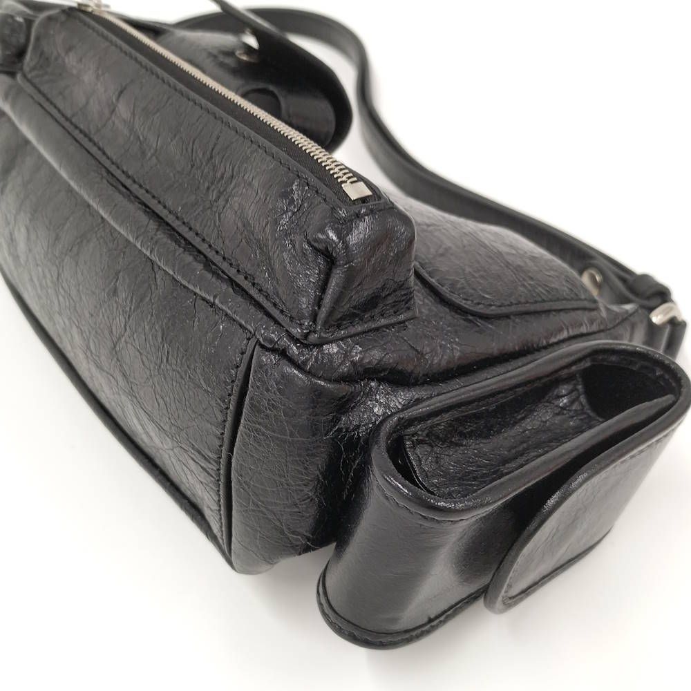 Balenciaga Super Busy Mini Crossbody Leather Black — view 3