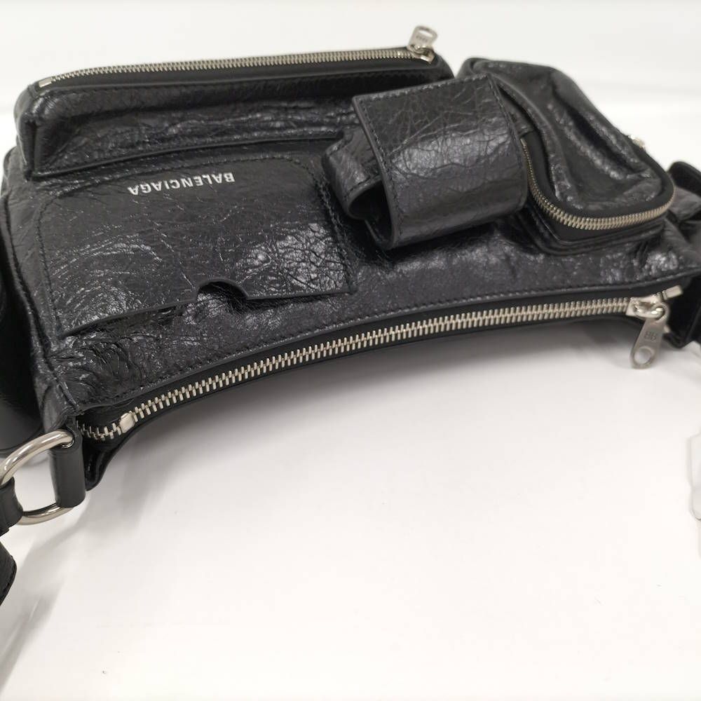 Balenciaga Super Busy Mini Crossbody Leather Black — view 7