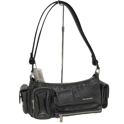 Balenciaga Super Busy Mini Crossbody Leather Black
