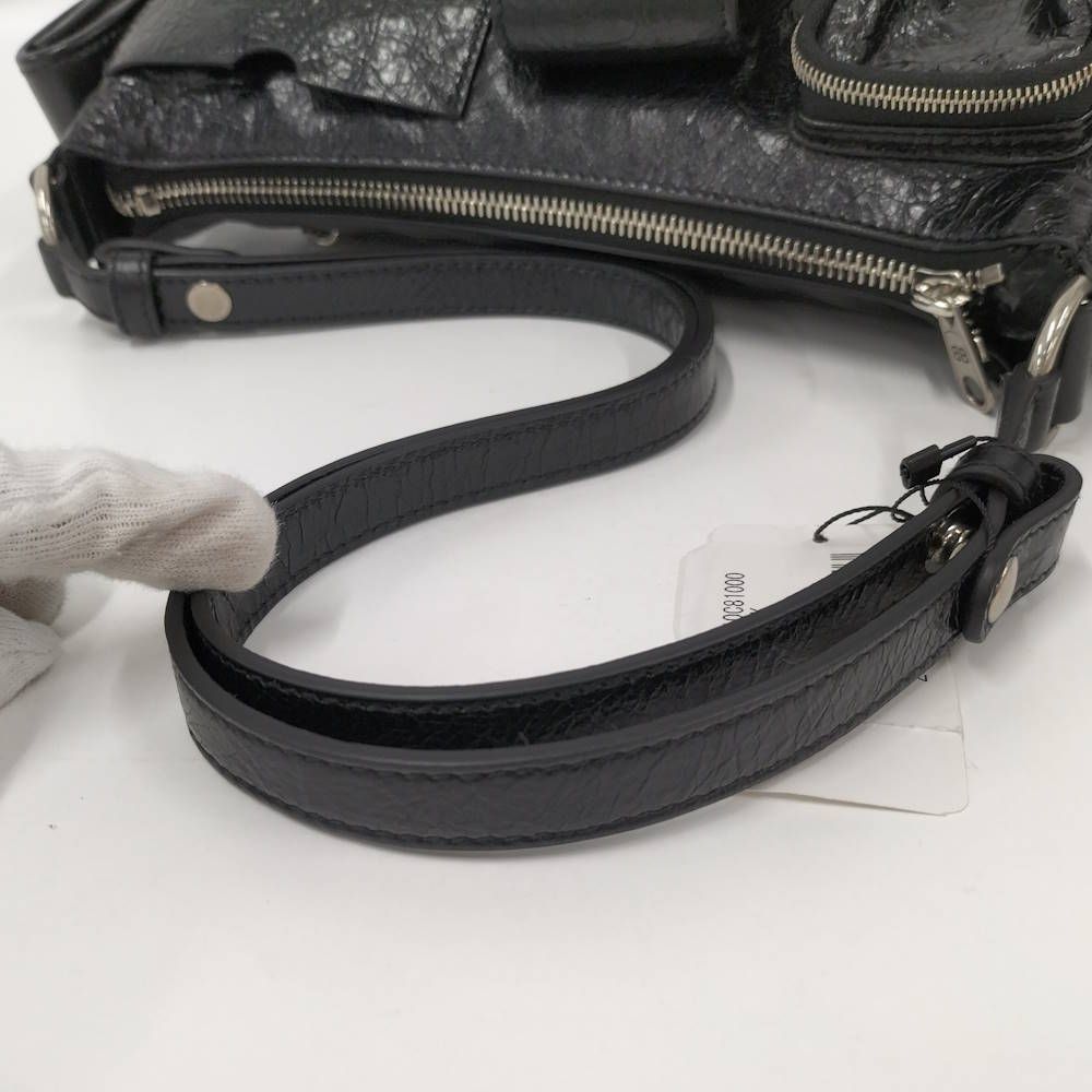 Balenciaga Super Busy Mini Crossbody Leather Black — view 6