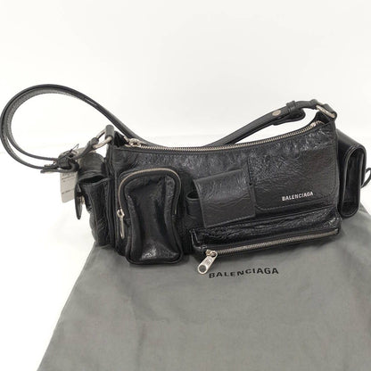 Balenciaga Super Busy Mini Crossbody Leather Black — view 9
