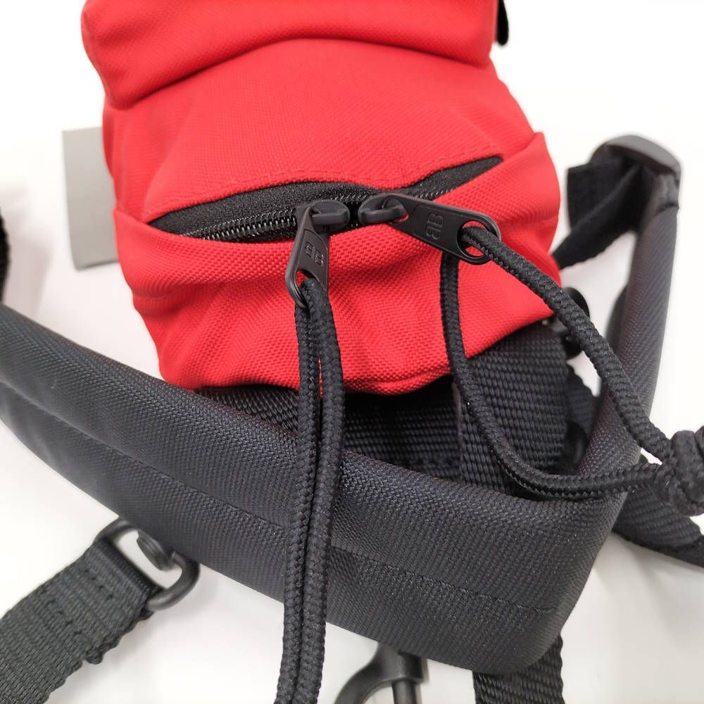 Balenciaga Explorer Mini Backpack Nylon Canvas Red — view 7