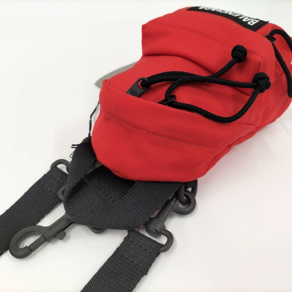 Balenciaga Explorer Mini Backpack Nylon Canvas Red — view 5