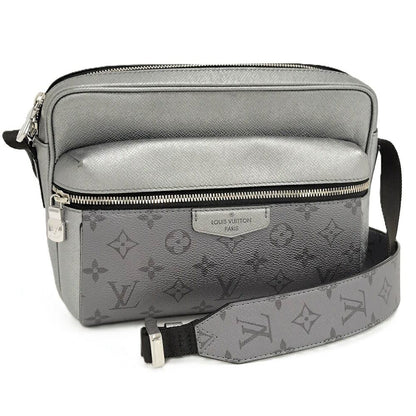 Louis Vuitton Outdoor Messenger Bag Taigarama Silver