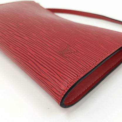 Louis Vuitton Pochette Epi Castilian Red Handbag — view 3