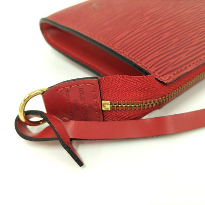 Louis Vuitton Pochette Epi Castilian Red Handbag — view 6