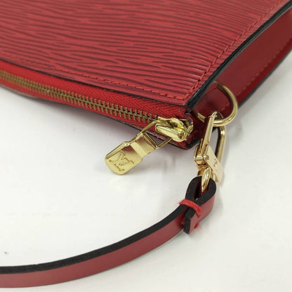 Louis Vuitton Pochette Epi Castilian Red Handbag — view 5