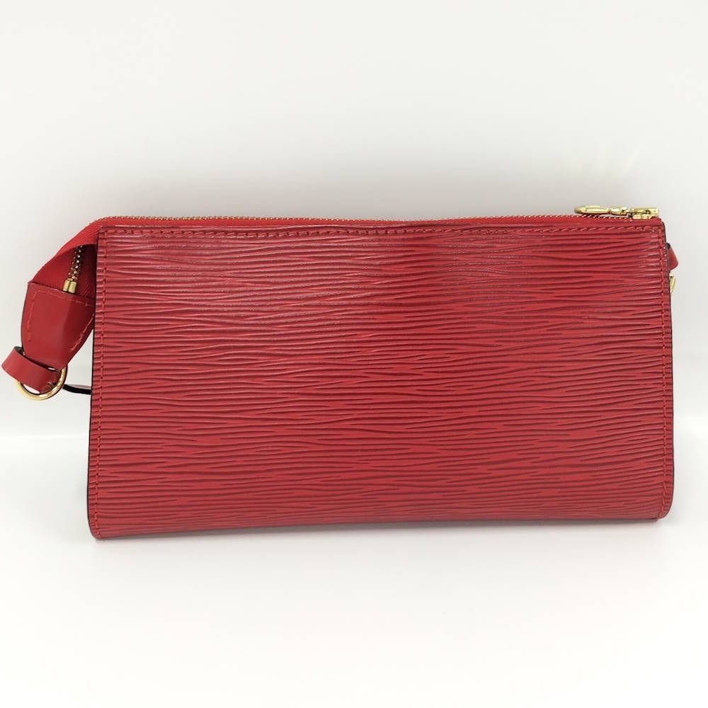 Louis Vuitton Pochette Epi Castilian Red Handbag — view 2