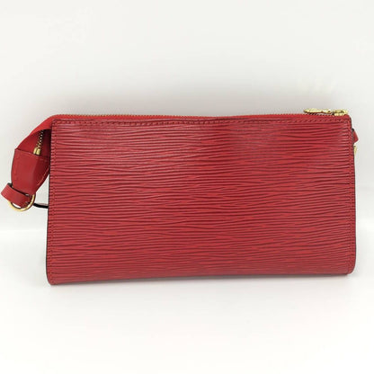 Louis Vuitton Pochette Epi Castilian Red Handbag — view 2