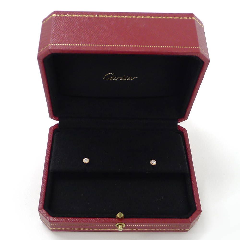 Cartier Earrings d'Amour Diamant Leger 18k Pink Gold Diamond — view 6