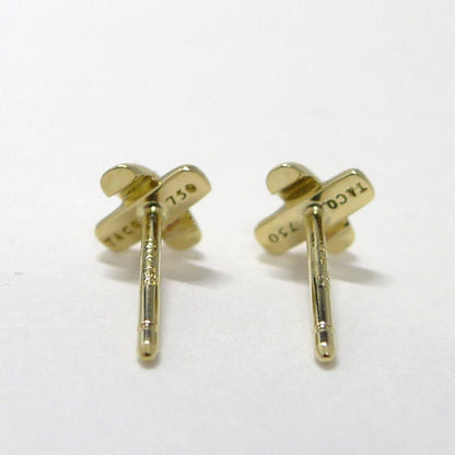 Tiffany & Co Earrings Cross Stitch 18k Yellow Gold — view 3