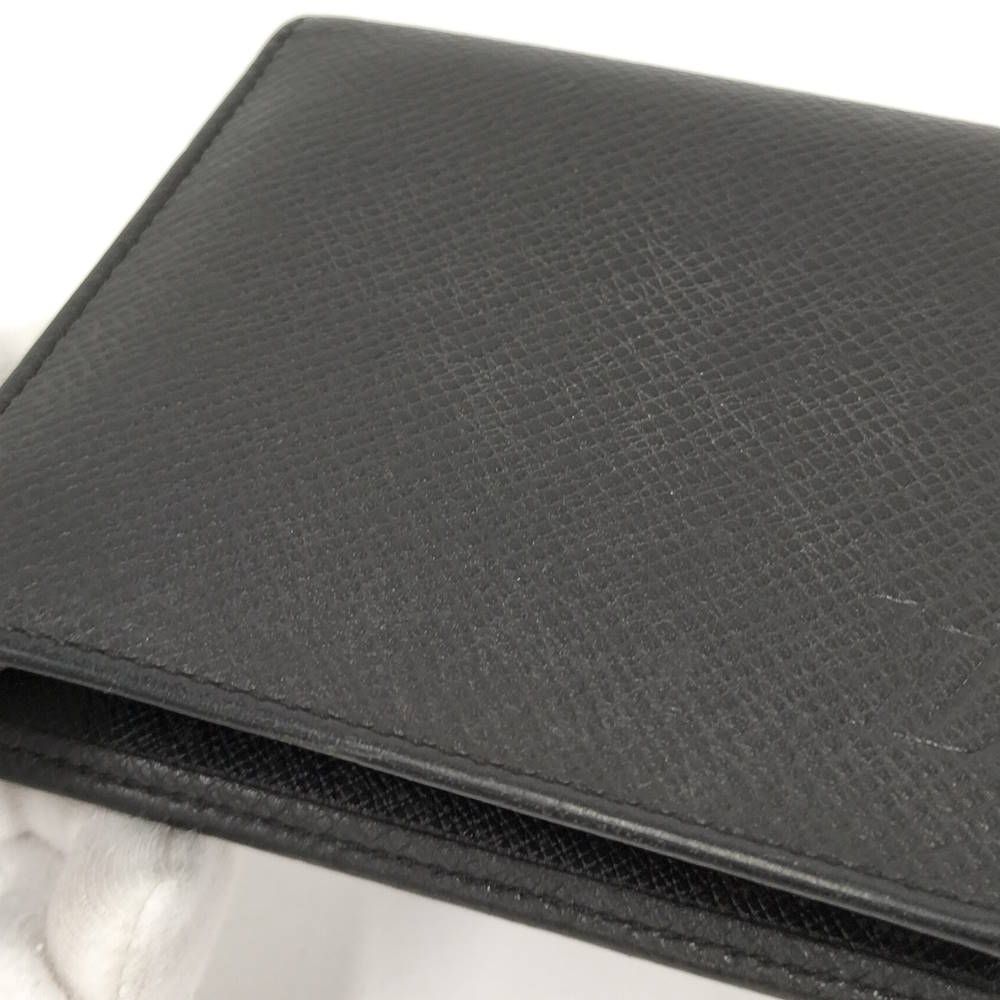 Louis Vuitton Portobier 3 Cult Cles Bifold Wallet Taiga Ardoise — view 6