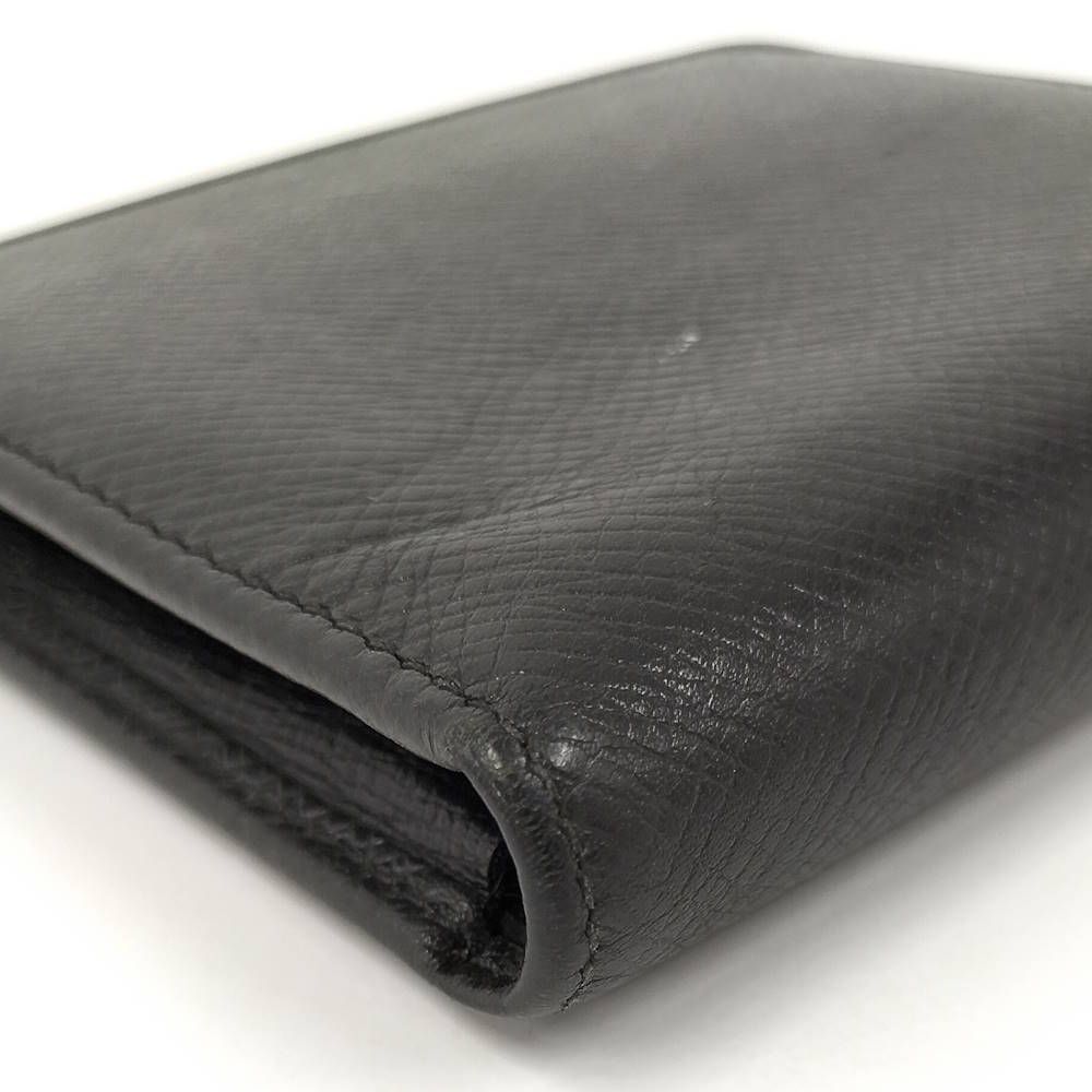 Louis Vuitton Portobier 3 Cult Cles Bifold Wallet Taiga Ardoise — view 4