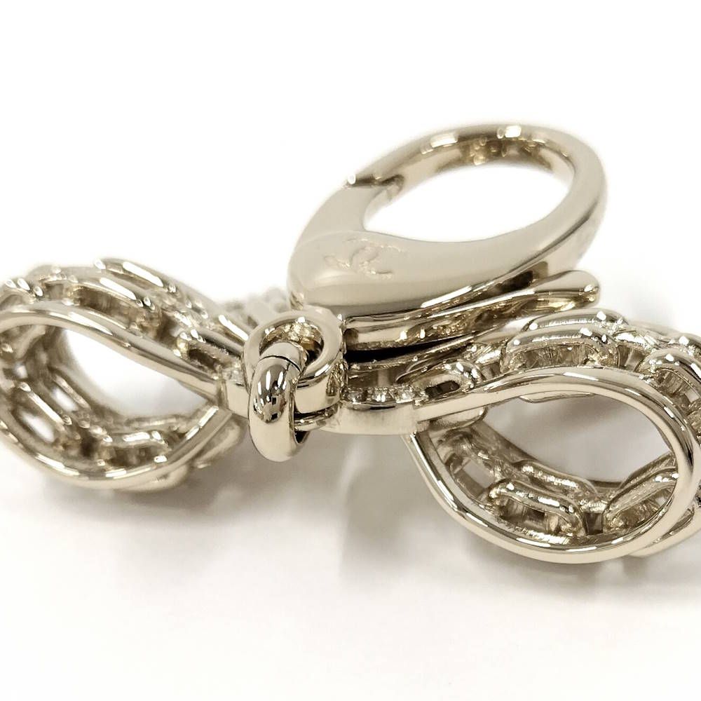 Chanel CC Logo Charm Keychain — view 8