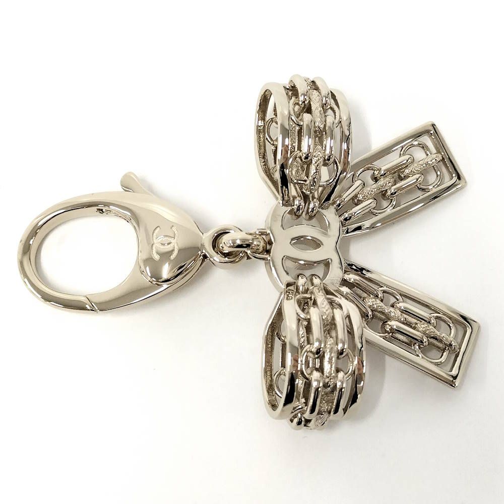 Chanel CC Logo Charm Keychain — view 2