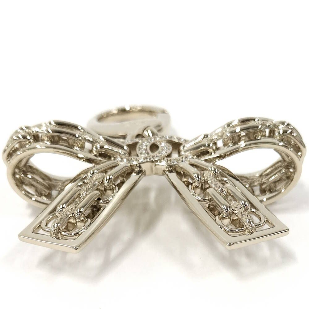 Chanel CC Logo Charm Keychain — view 3