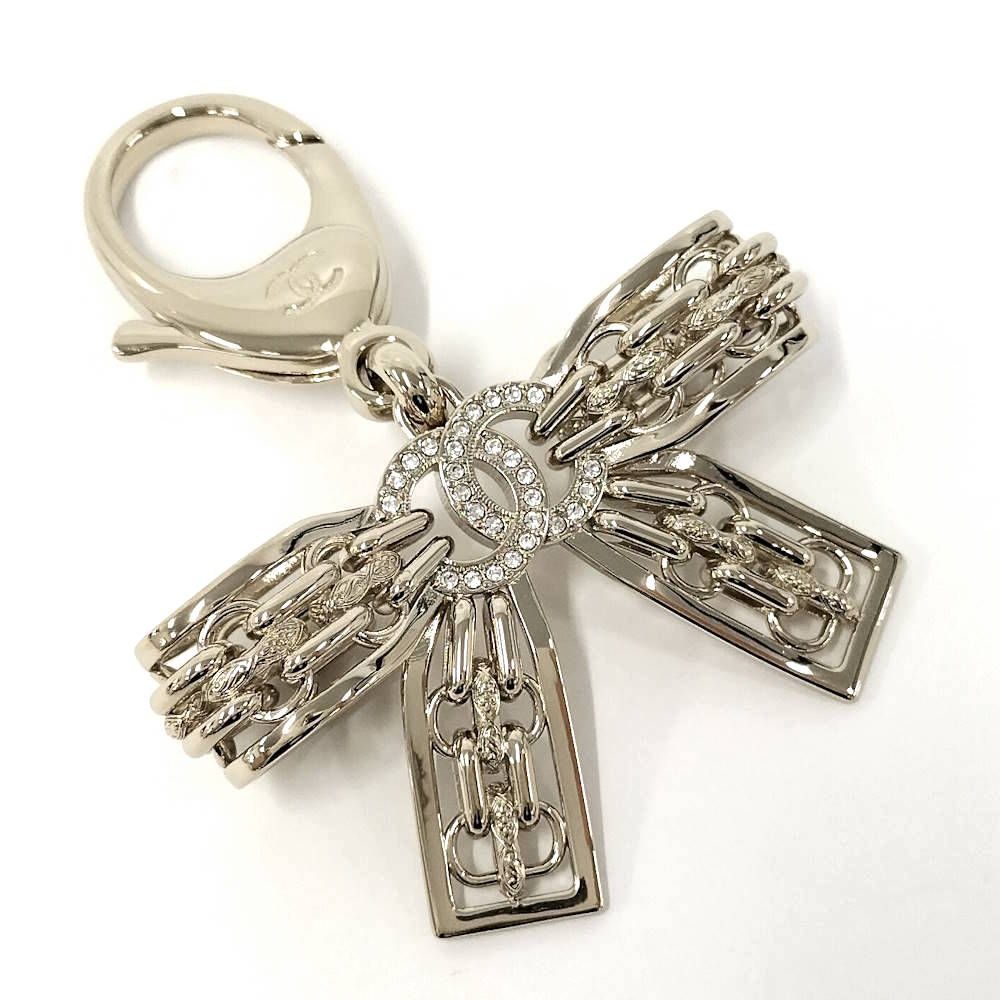 Chanel CC Logo Charm Keychain