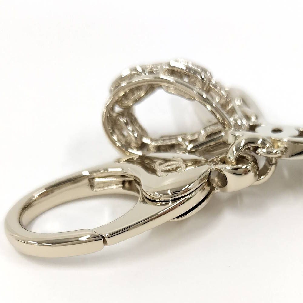 Chanel CC Logo Charm Keychain — view 6