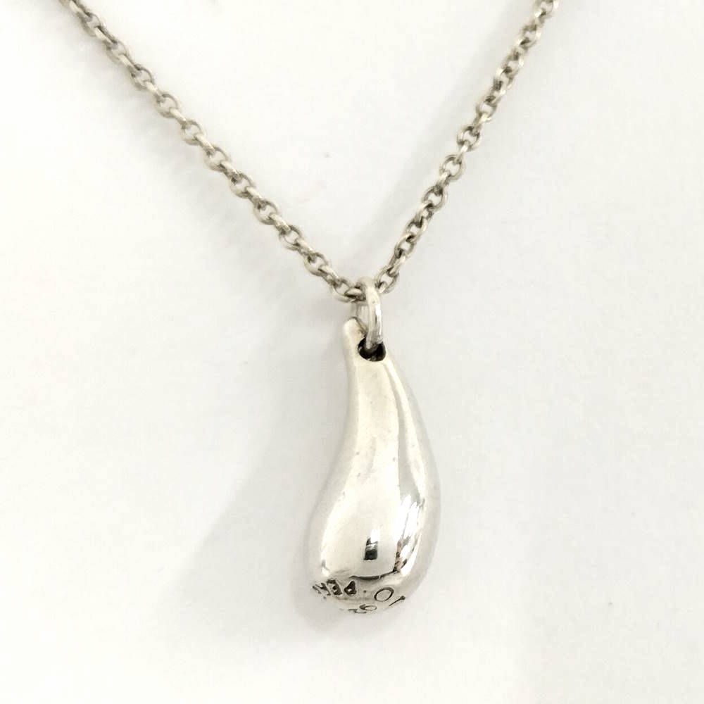 Tiffany & Co Teardrop Necklace Silver