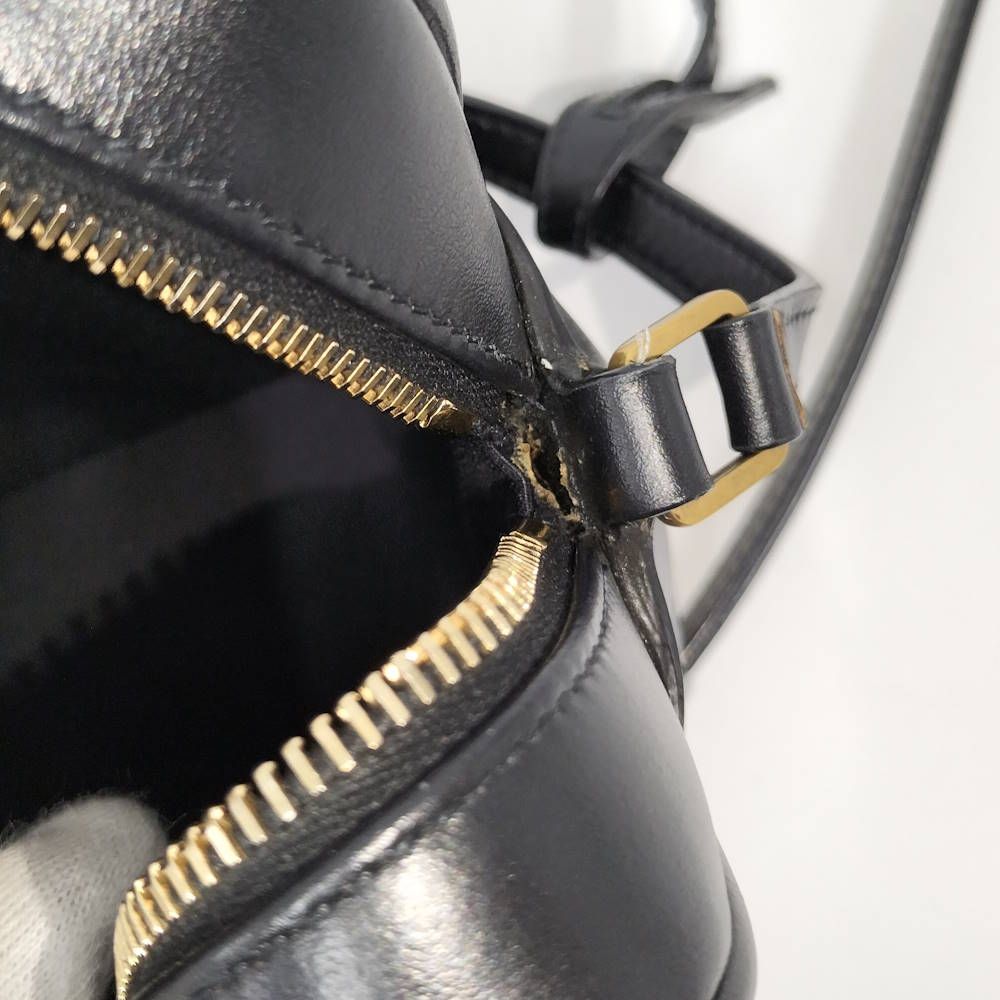 Saint Laurent Paris Shoulder Bag Leather Black — view 7