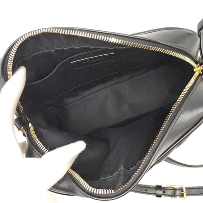 Saint Laurent Paris Shoulder Bag Leather Black — view 9