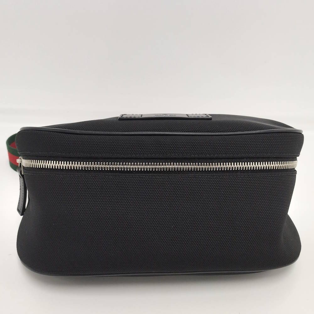 Gucci Belt Bag Sherry Line Nylon Canvas Black — view 4