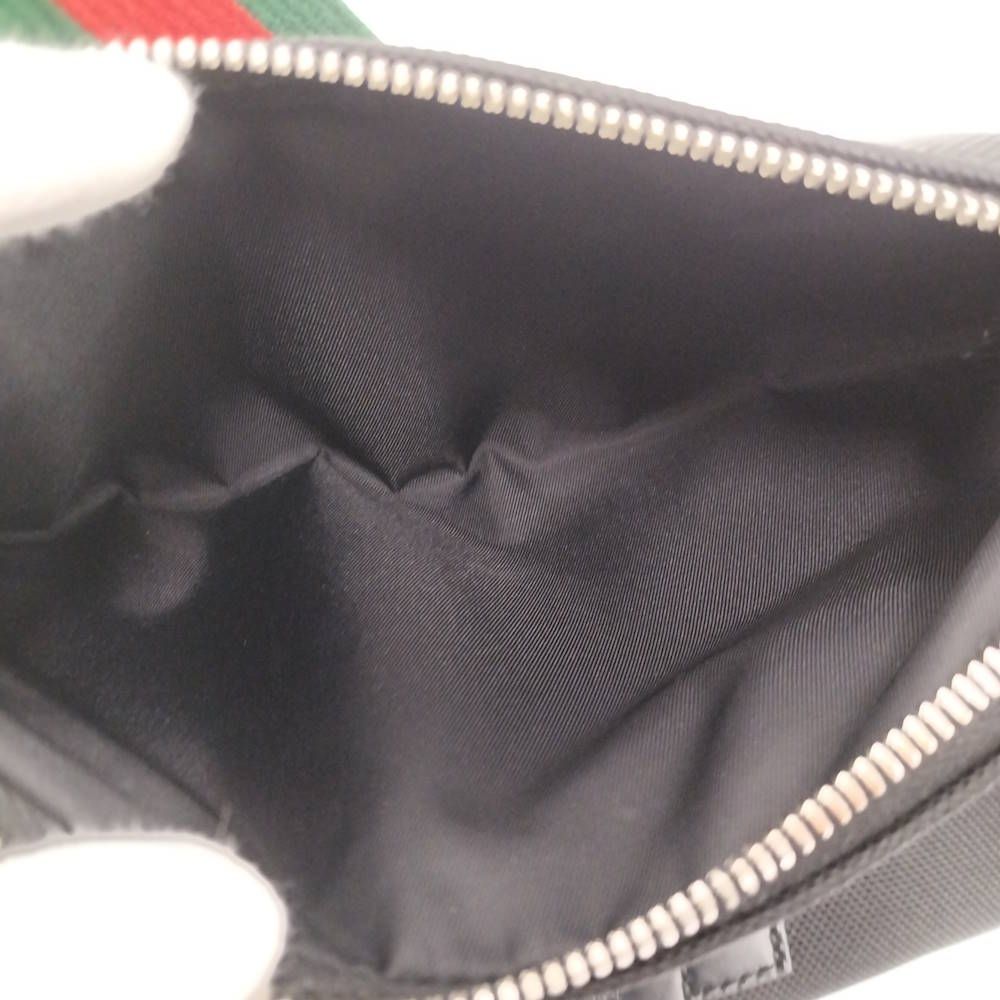 Gucci Belt Bag Sherry Line Nylon Canvas Black — view 7
